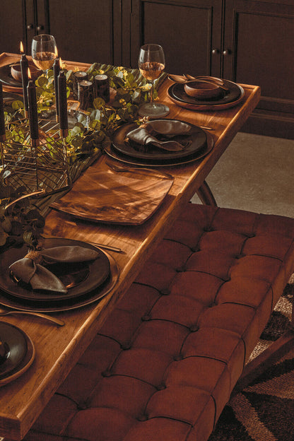 Hygge Black Stoneware Dinner Plate
