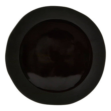 Hygge Black Stoneware Pizza Plate