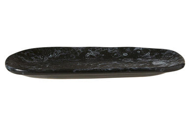 Hygge Small Black Marble Effect Serving Platter