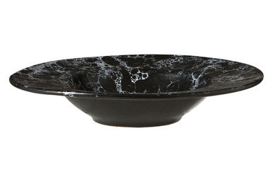 Hygge Black Marble Effect Pasta Bowl