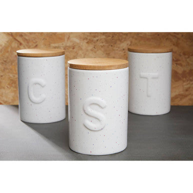 Fenwick Coffee Canister With Bamboo Lid