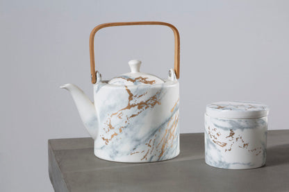 Marble Luxe Teapot