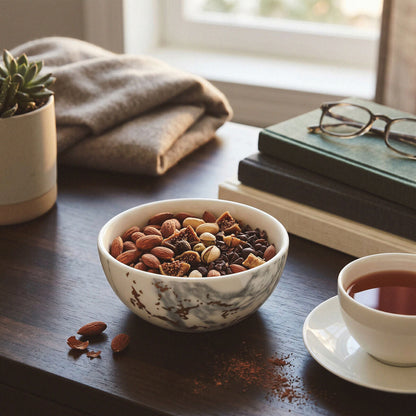 Marble Luxe Snack Bowl