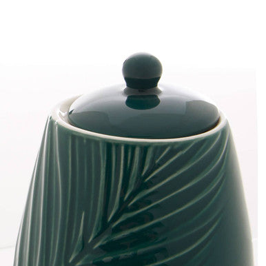 Bali Dark Green Sugar Pot