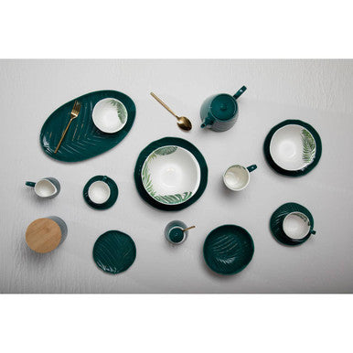 Bali Dark Green Canape Plate