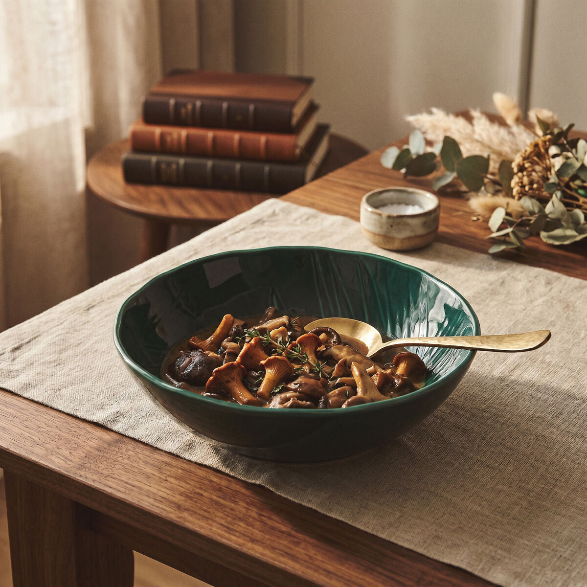 Bali Dark Green Soup Bowl