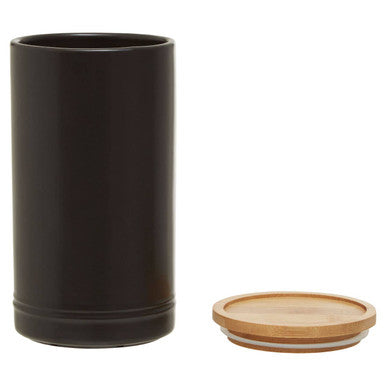 Fenwick Black Large Stoneware Canister