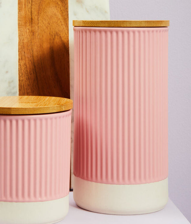 Geome Pink 1250Ml Storage Canister