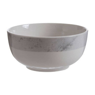 Avie 16 Piece White And Grey Marble Effect Dinner Set