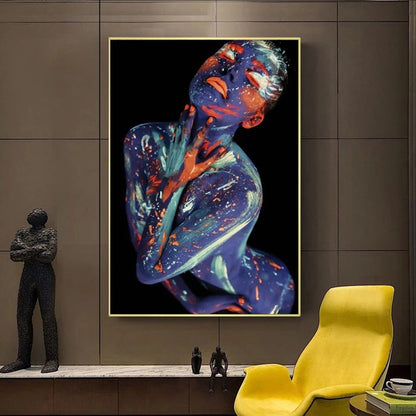 Living Room Decorated Canvas Painting