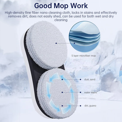5600Pa Smart Window Cleaning Robot   Auto-Guided, Remote-Controlled Glass Cleaner for Home Use