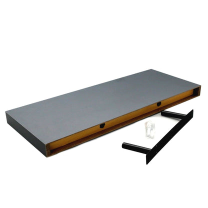60cm Grey Modern Floating Shelf