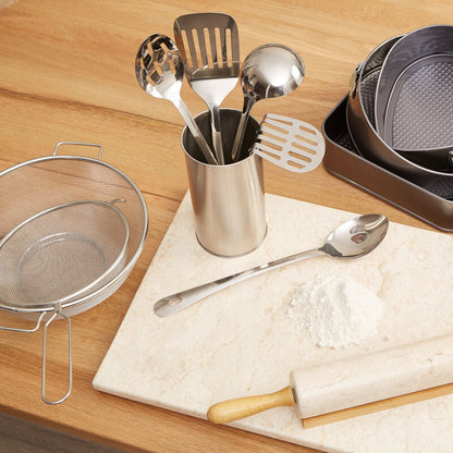 Bosna 5 Piece Stainless Steel Kitchen Utensils Set with Holder