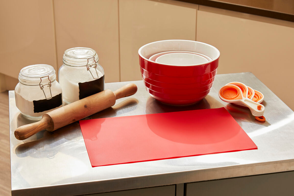 From Scratch Red Silicone Baking Mat