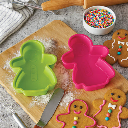 Silicone Baking Gingerbread Ladies Cake Moulds