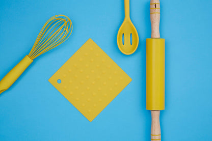 Zing Yellow Silicone Whisk