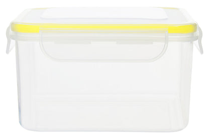 Herrela 5Pc Square Food Containers With Airtight Lids