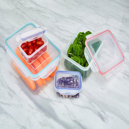 Herrela 4Pc Food Containers With Airtight Lids