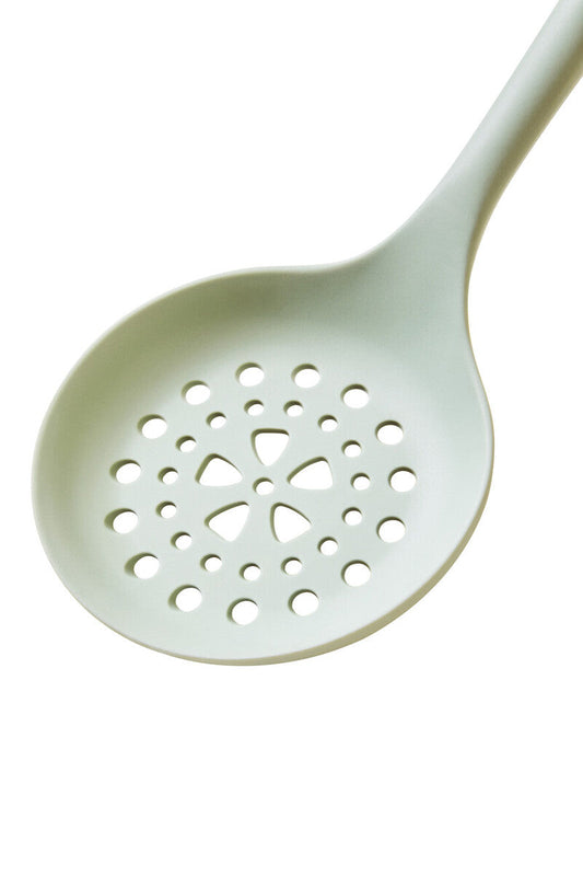 Nova Sage Green Silicone Head Skimmer With Round Wood Handle