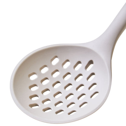 Nova Stone Grey Silicone Head Skimmer With Flat/Round Wood Handle