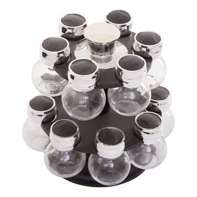 Luciano 2 Tier 14 Bottle Revolving Spice Rack