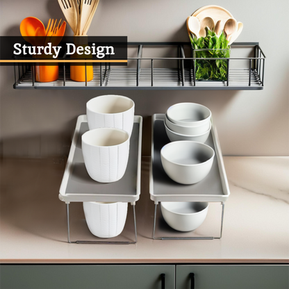 Romm Set Of Two Foldable Cabinet Racks