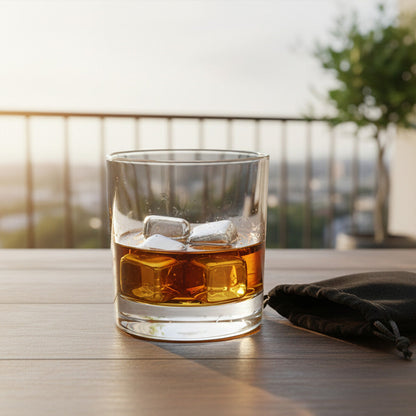 Patrin Set Of 4 Stainless Steel Whisky Stones