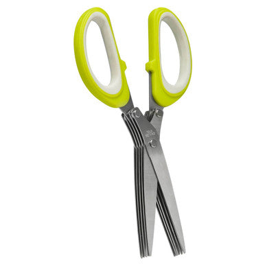 Tyri Lime Green and White Herb Scissors