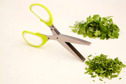 Tyri Lime Green and White Herb Scissors
