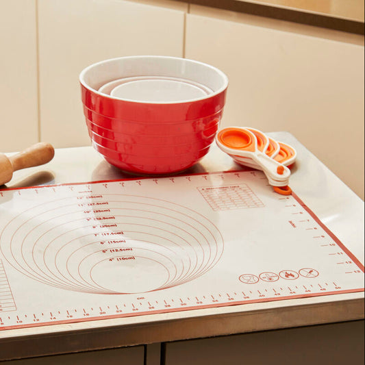 Zing Set Of 4 Collapsible Orange Silicone Measuring Cups