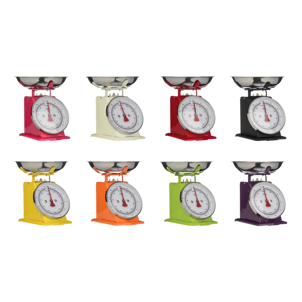 Olivier 5Kg Hot Pink Retro Kitchen Scale