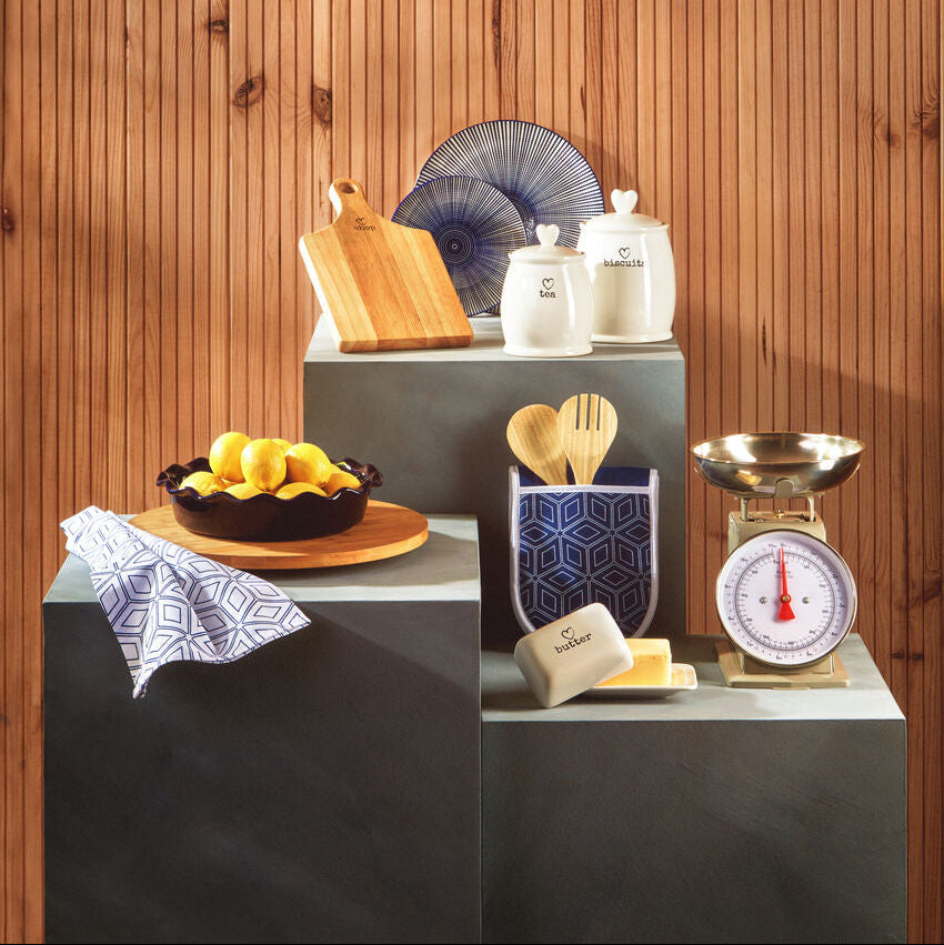 Olivier 5Kg Grey Retro Kitchen Scale