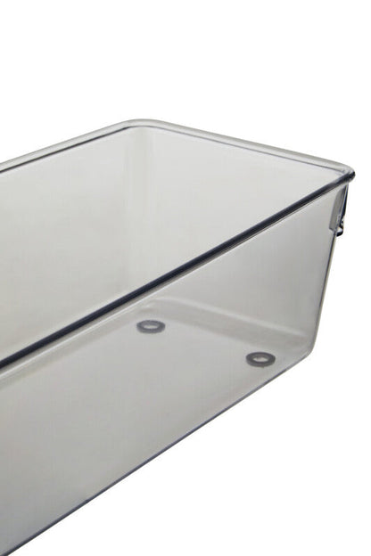 Romm Set Of Two Large Clear Kitchen Organisers