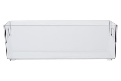 Romm Large Clear Plastic Fridge Bin With Handles