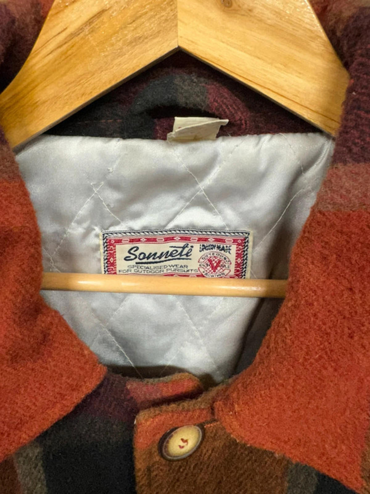 Original Vintage 90s Sonneti Men’s Carpet Coat Jacket XL