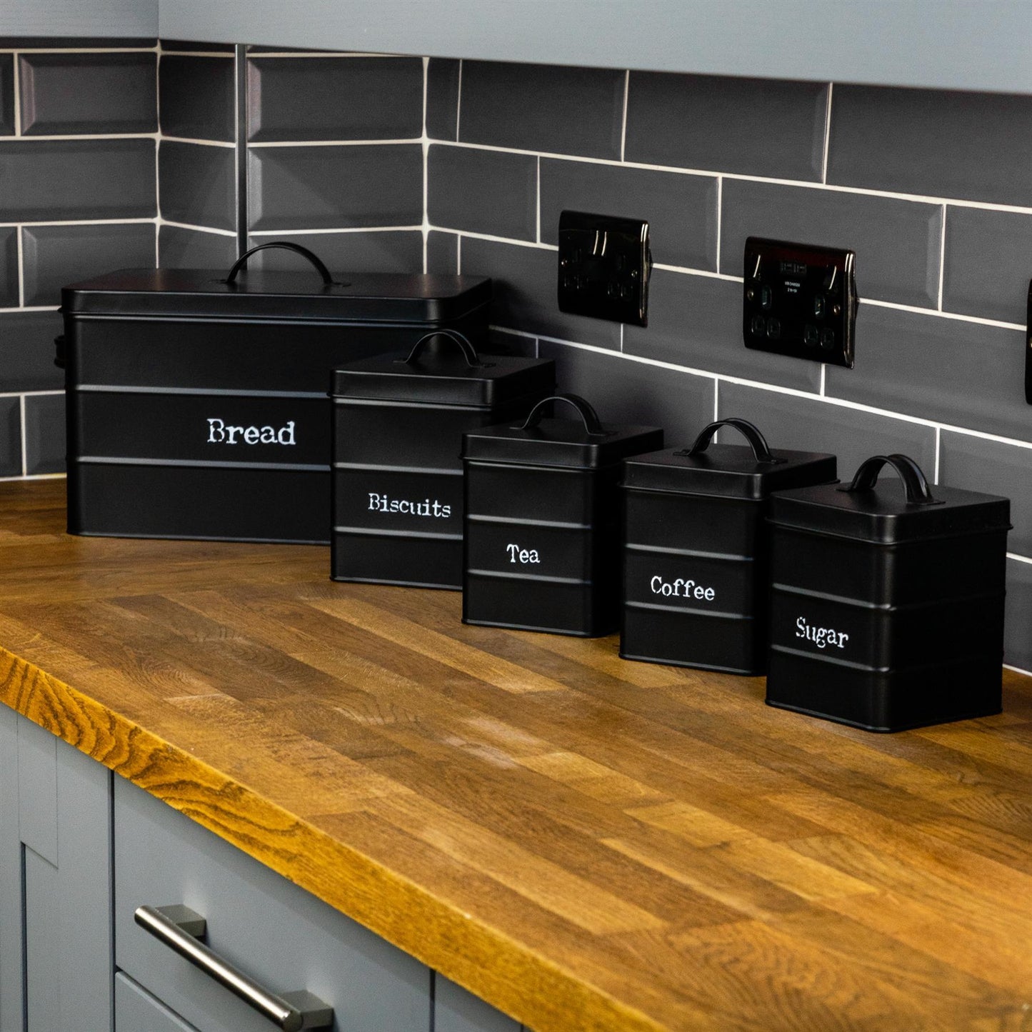 Vintage Metal Bread Bin