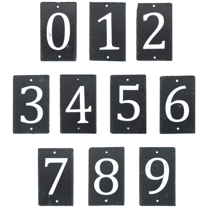 Number 9 Slate House Sign