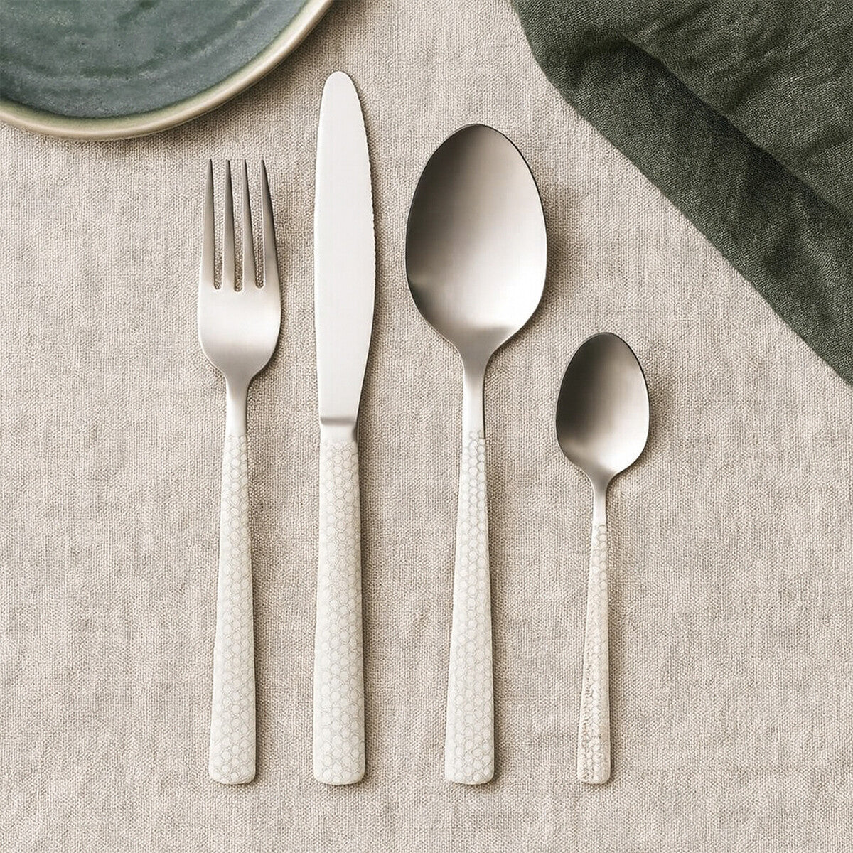 Avie Casablanca 16Pc Stainless Steel Cutlery Set