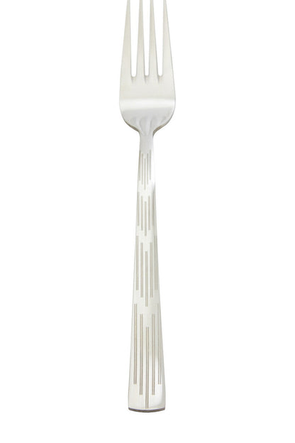 Avie 16 Piece Etched Deco Cutlery Set