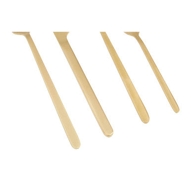 Avie 16 Piece Gold Finish Cutlery Set