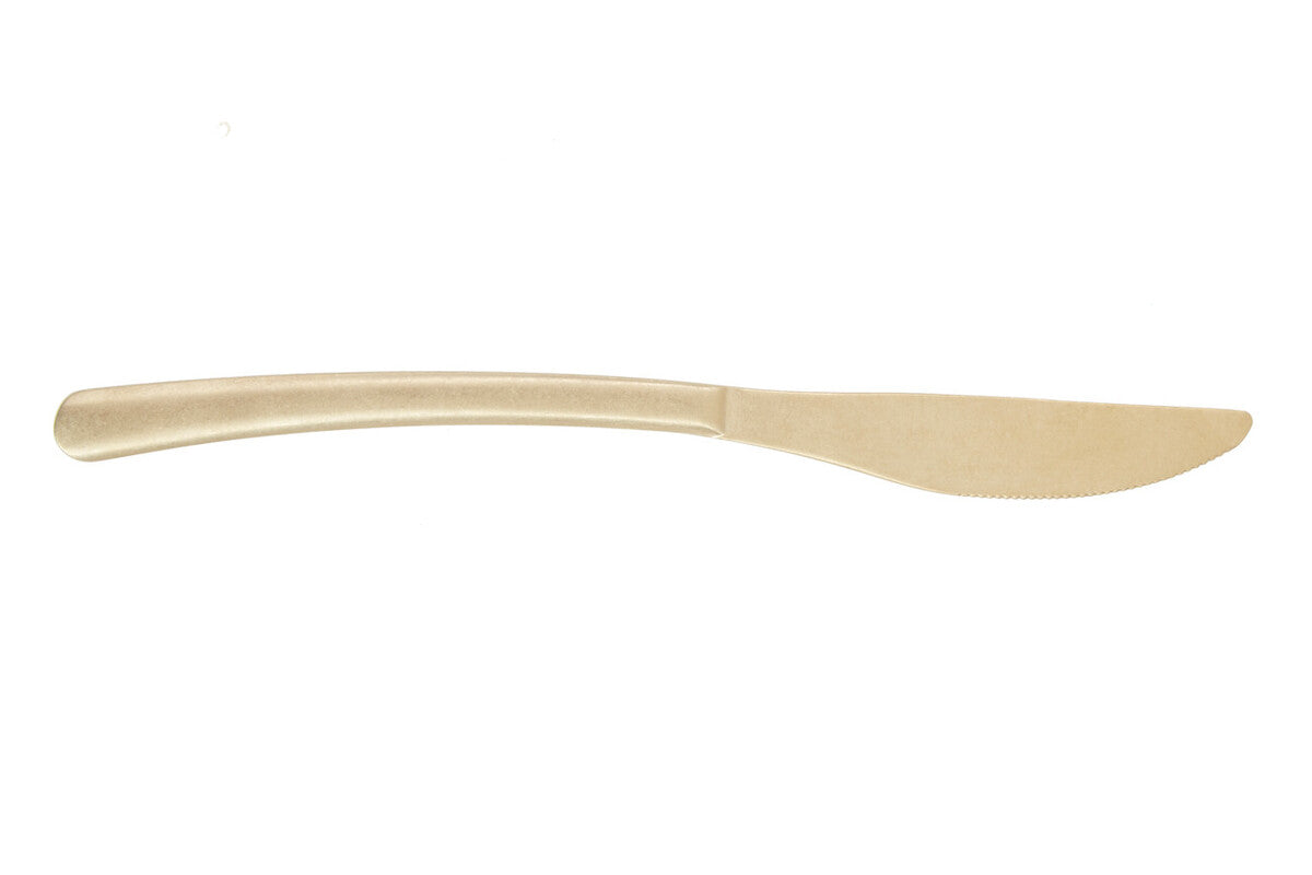 Avie 16 Piece Antique Gold Finish Cutlery Set