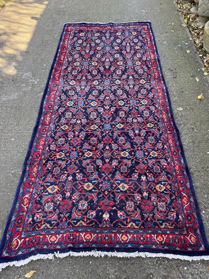 Vintage Handmade Wool Rug / Arak Sourak Sarough/ Handmade 300cm x 133cm