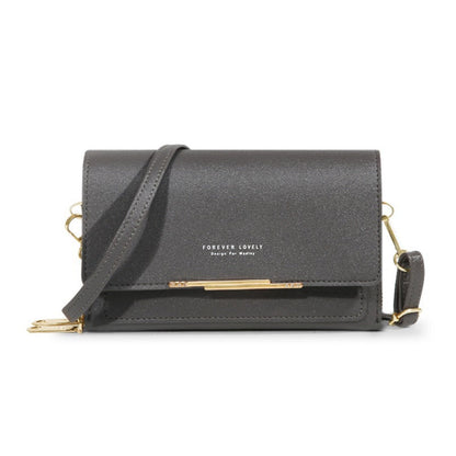 Womens Wallet Korean-style Large-capacity Shoulder Bag Multi-functional Double-layered Design