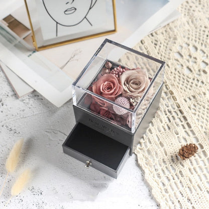 Eve Valentine's Day Eternal Flowers Gift Box Ornaments