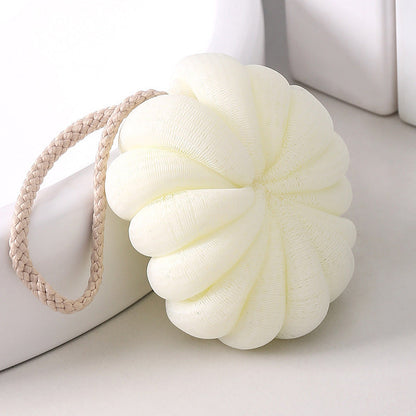 Multi-colored Pumpkin Soft Bath Flower, Rub The Bath And Rub The Back For Adults To Take A Bath, Easy To Foam And Not Loose Bath Flower Ball