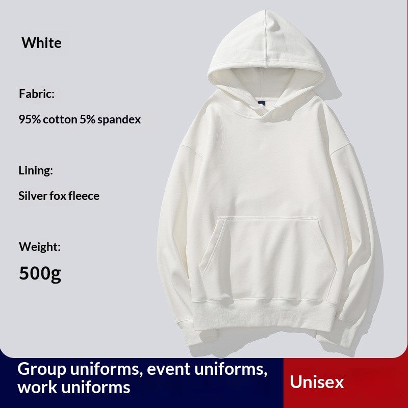Hooded Hoodie Custom PrintedFor Women With Thickened Velvet