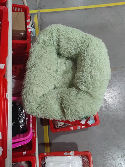 Soft Thick Cutton Plush Round Pet Bed