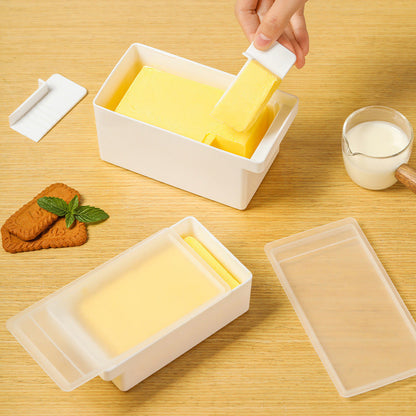 Butter Storage Quantitative Cutting Cheese Crisper