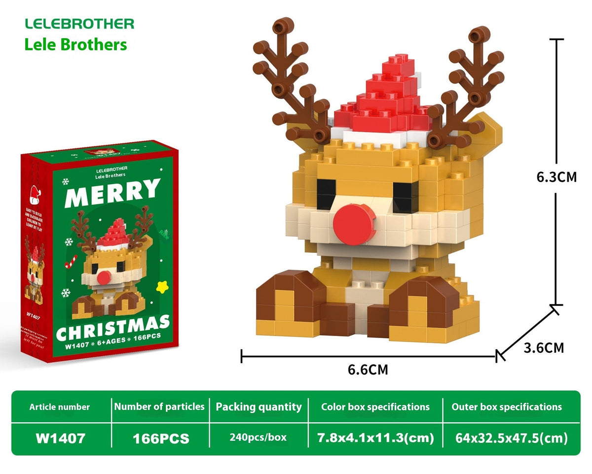 Christmas Day Series Snowman Assembly Blocks