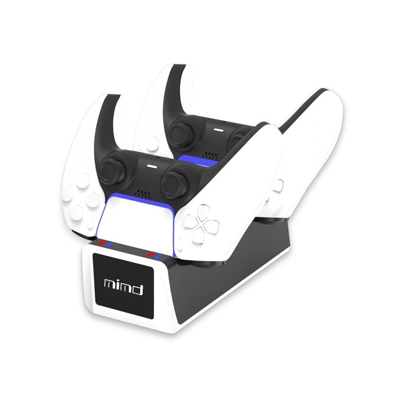 PS5 Controller Charging Station - Dual USB Fast Charger Dock for PlayStation 5 DualSense Wireless Controllers